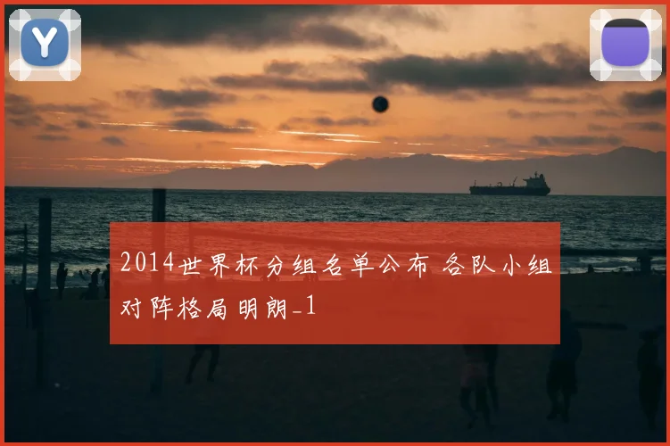 2014世界杯分组名单公布 各队小组对阵格局明朗_1